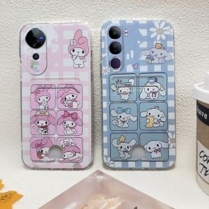ขายดี เคส Phone Case VIVO Y200 Y19s Y18 Y18s Y03 Y03t Y28s Y28 Y38 Y100 4G 5G ซินนามอ การ์ตูนน่ารักใหม่ Kurumi เคส นิ่มซิลิโคนกระเป๋าเก็บบัตรรวมทุกอย่าง2024