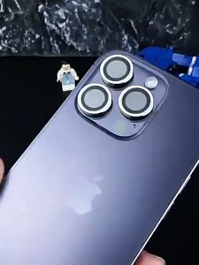 Bộ kính cường lực Lens bảo vệ camera màu Titan cho 14 13 11 Pro MAX 14 Plus 12 11 Pro MAX mini MVSTORE