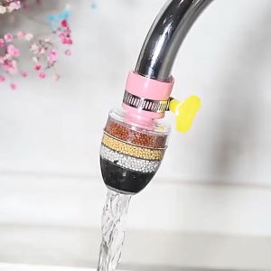 ( BISA COD ) PROMO Filter Kran Air 6 Lapis Saringan / Penyaring air kotor saringan filter wastafel 6 lapis tempat cuci piring / Sambungan Kran air Faucet / Filter kran air flexible / Saringan Air Putar