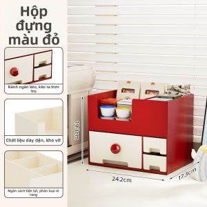 QIANQIN | Hộp Đựng Đồ Trang Điểm Có Ngăn Kéo
