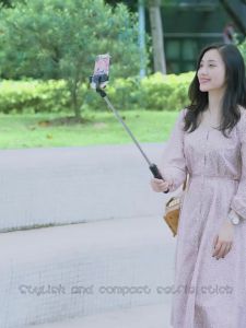Foldable Bluetooth Selfie Stick Wireless Tripod with Shutter Monopod for iPhone 15 14 Samsung S24 S23 Live Photography Video