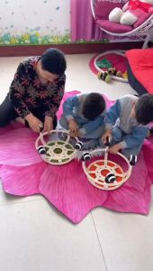 เก้าอี้เบาะนั่งเตี้ย เก้าอี้ทำเล็บเท้าหมุนได้ 360° เก้าอี้อเนกประสงค์มีล้อสำหรับห้องสมุดที่บ้านและสำนักงาน