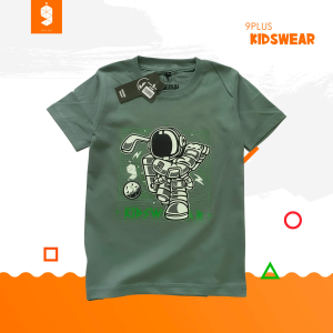 Nineplus Kidswear Kaos Anak Umur 3-12 Tahun Cotton Combed 30s Ternyaman Fashion