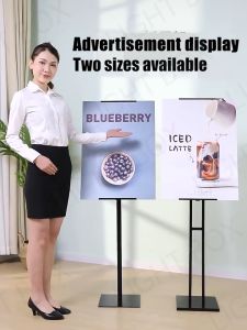 Standee Chữ H Standee Treo Poster Kệ Memu Đứng Bảng Chỉ Dẫn Điều Chỉnh Kích Thước 1 Mặt