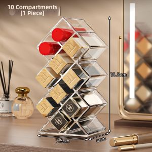 TUCHANG | Transparent Lipstick Organizer Shelf