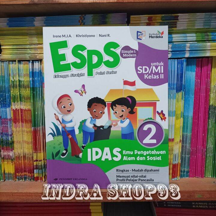 Buku ESPS IPAS Kelas 2 SD Kurikulum Merdeka Erlangga | Lazada Indonesia