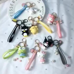 Keychain Kitty Melody Keroppi Badtz Pom Purin Cinnamoroll Kuromi Key Chain Rings Bag Decor Pendant\\n\\n Introduction to Keychain Accessories\\n\\nKeychain accessories are small, decorative items attached to keys, bags, or other items. They come in various shapes, sizes, and designs, making them popular among collectors and enthusiasts. In this article, we will explore the world of keychain accessories, focusing on popular brands such as Badtz-Maru, Kuromi, Cinnamoroll, Kitty Melody, and Keroppi.\\n\\n What Are Keychain Accessories?\\n\\nKeychain accessories are decorative items that can be attached to keys, bags, or other objects. They are often made of metal, plastic, or resin and can feature various designs, such as characters, animals, or geometric shapes. Keychain accessories serve both functional and aesthetic purposes, adding a personal touch to everyday items.\\n\\n How to Choose the Right Keychain Accessory\\n\\nWhen selecting a keychain accessory, consider factors such as size, weight, and design. Ensure that the accessory complements your personal style and preferences. Additionally, consider the durability and quality of the materials used in the accessory.\\n\\n Understanding the Keychain Accessories Market\\n\\nThe keychain accessories market has grown significantly over the years, driven by the increasing popularity of collectibles and the rise of social media platforms. American consumers are particularly fond of keychain accessories featuring popular characters and brands.\\n\\n Overview of the Keychain Accessories Market\\n\\nThe global keychain accessories market is expected to reach $1.8 billion by 2026, growing at a compound annual growth rate (CAGR) of 6.8%. The market is driven by factors such as rising disposable income, increasing demand for personalized items, and the growing popularity of collectibles.\\n\\n Popular Keychain Accessories Among American Consumers\\n\\nAmerican consumers prefer keychain accessories featuring popular characters and brands, such as Badtz-Maru, Kuromi, Cinnamoroll, Kitty Melody, and Keroppi. These accessories are often sought after by collectors and enthusiasts, who appreciate their unique designs and limited availability.\\n\\n Exploring Keychain Accessories Brands\\n\\nIn this section, we will explore popular keychain accessories brands, including Badtz-Maru, Kuromi, Cinnamoroll, Kitty Melody, and Keroppi.\\n\\n Badtz-Maru Bag Accessory\\n\\nBadtz-Maru is a popular character created by Sanrio, known for its playful and friendly personality. Badtz-Maru bag accessories come in various designs, such as charms, pendants, and keychains. These accessories are made of high-quality materials and are durable enough to withstand daily use.\\n\\n Kuromi Decorative Ring\\n\\nKuromi is another popular character created by Sanrio, known for its mischievous and playful personality. Kuromi decorative rings are perfect for adding a personal touch to your outfit. These rings come in various designs, such as heart-shaped and star-shaped, and are made of durable materials.\\n\\n Cinnamoroll Charm\\n\\nCinnamoroll is a cute and cuddly character created by Sanrio, known for its love of cinnamon rolls. Cinnamoroll charms are perfect for adding a touch of cuteness to your bag or keychain. These charms come in various designs, such as cinnamon roll-shaped and heart-shaped, and are made of high-quality materials.\\n\\n Kitty Melody Pendant\\n\\nKitty Melody is a popular character created by Sanrio, known for its sweet and innocent personality. Kitty Melody pendants are perfect for adding a personal touch to your outfit. These pendants come in various designs, such as heart-shaped and star-shaped, and are made of durable materials.\\n\\n Keroppi Keychain\\n\\nKeroppi is a popular character created by Sanrio, known for its playful and friendly personality. Keroppi keychains come in various designs, such as charms, pendants, and keychains. These keychains are made of high-quality materials and are durable enough to withstand daily use.\\n\\n Tips for Using Keychain Accessories\\n\\nIn this section, we will provide tips for using keychain accessories, including how to attach a keychain accessory to your bag, how to display keychain accessories on your desk, and how to gift keychain accessories to loved ones.\\n\\n How to Attach a Keychain Accessory to Your Bag\\n\\nAttaching a keychain accessory to your bag is easy. Simply thread the ring or loop of the accessory through the hole in your bag's strap or handle. Alternatively, you can attach the accessory to a carabiner clip and clip it onto your bag.\\n\\n How to Display Keychain Accessories on Your Desk\\n\\nDisplaying keychain accessories on your desk is a great way to add a personal touch to your workspace. You can place the accessories in a decorative dish or bowl, or hang them from a keyring holder or wall-mounted hook.\\n\\n How to Gift Keychain Accessories to Loved Ones\\n\\nGifting keychain accessories to loved ones is a thoughtful way to show your appreciation. Consider the recipient's interests and preferences when selecting a gift. For example, if they are a fan of Sanrio characters, consider gifting a Badtz-Maru bag accessory or a Keroppi keychain.\\n\\nIn conclusion, keychain accessories are popular collectibles and personal items that add a touch of personality to everyday objects. Whether you're a collector or simply looking for a unique gift, consider exploring the world of keychain accessories featuring popular brands such as Badtz-Maru, Kuromi, Cinnamoroll, Kitty Melody, and Keroppi.\"