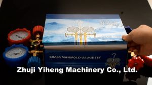 เครื่องปรับอากาศ สปอตกรุงเทพ เกจ์วัดน้ำยา CT-536G มาพร้อม สายเคเบิล 3X0.9 เมตร ให้มีรายการของ R-12, R-22, R-404A, R-134a สำหรับการเก็บเนื้อ เสริมความมั่นใจ