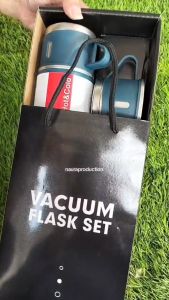 TERMOS CUP VACUUM FLASK SET 1 SET FREE PAPERBAG (BISA COD)