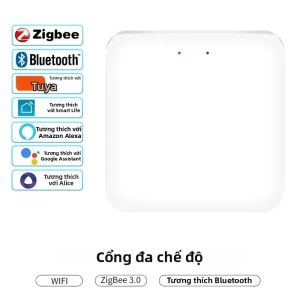 Tuya ZigBee Bluetooth Multi Mode Gateway Hub Bộ Điều Khiển Từ Xa Không Dây Cho Nhà Thông Minh Cầu Nối Tương Thích Với Alexa Google Home