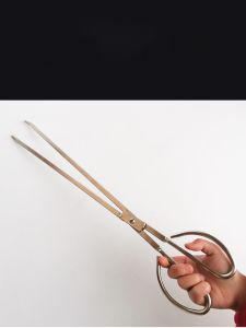 Stainless Steel Fire Pliers with Long Handle Garbage Clip Sanitation Pick-up Pickup Device For Home Charcoal Clip Firewood Pliers Non Slip Hygiene