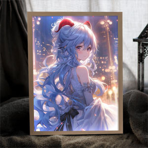 Anime Figure Gameroom Atmosphere Light Barbecue Night Lamp Esports Room Decor Collectible Toy Birthday Gift Poster Wall Art