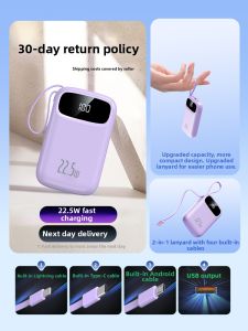 Icon | Aircraft-Approved 3C-Certified Power Bank with Large Capacity 20000mAh