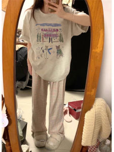 100% Pure Cotton American Retro Short Sleeve T-Shirt Womens Fashion Fun Half Sleeve Top Shoulder Width Regular Summer New Arrival