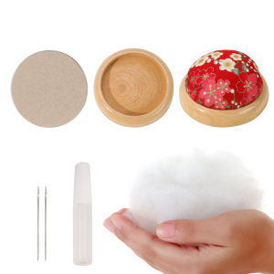 DIY Cloth Pincushion Wood Base