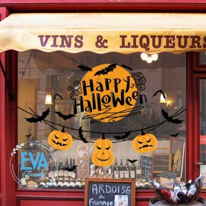 Decal Dán Tường Trang Trí Halloween Party XL625 Không Bị Hư Tường