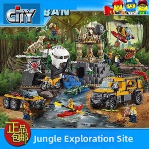 City Series Jungle Ruins Exploration Playground Building Blocks Toys