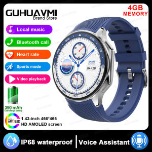 2024 New For OPPO Watch X Smart Watch 4G Memory Music Video Bluetooth Call Waterproof Smartwatches For Android IOS TWS Earphones