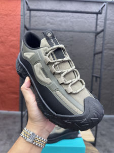 Outdoor Mens Comfortable Hiking Shoes Waterproof Non-Slip Casual Sports Shoes Autumn Winter Fashionable Low Cut round Toe Rubber Sole