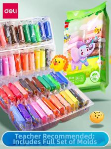 deli | Non-toxic Lightweight Clay for Children 24 Colors