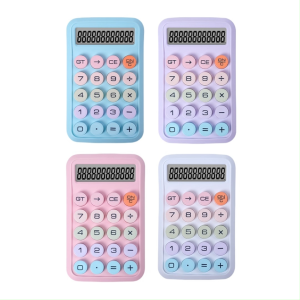 Permen Pelangi Kalkulator Desktop Meja Kantor / Calculator / kalkulator akuntansi