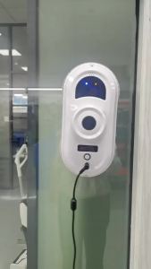 Robotic Window Cleaner Smart Window Robot Cleaner Clean Glass 2800Pa Electric Window Washer Robot with Remote Control for Home
