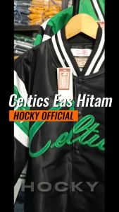 HOCKY Boston Celtics Bomber Jaket Basketball Casual Vintage Parasut Bordir Terbaru Premium Distro