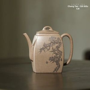 CHANGTAO | Bình Trà Sứ Nguyên Chất 190cc
