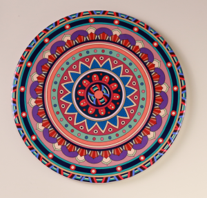 Retro Ceramic Cork Heat Proof Mat Fancy Dining Table Cushion High Temperature Resistance Potholder Enamel Pot Oven Mitts Plate Mat Coaster