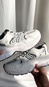 Arvus Gerda Sneakers Shoes - Sepatu Fashion wanita trendy gaya sporty platform tinggi kets santai minimalis White putih hitam cocok untuk sekolah kampus hangout jalan ringan empuk nyaman kualitas impor premium