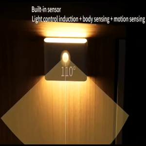 LED Intelligent Sensor Night Light LED Intelligent Sensor Night Light Wireless USB Charging Motion Sensor Wall Light for Bedroom Corridor Cabinet Lighting