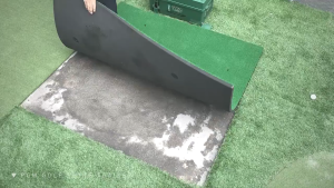 PGM 1/1.25/1.5m Indoor Outdoor Putting Green Mat Golf Mat Hitting Pad Practice Swing Trainer Artificial Lawn Mats Cushion DJD002