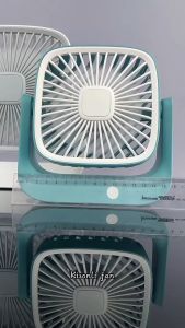F101 Kipas Angin Mini Portable Kisonli Strong Wind 270° With Stand Rechargeable
