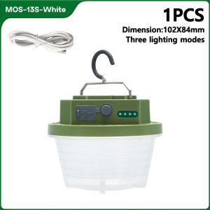 MOSLIGHTING 4800mAh LED Camping Tent Light Rechargeable Outdoor Emergency Lighting Portable Hanging Night Lamp Camping Lighting