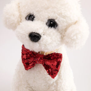 Pet Birthday & Christmas Hat with Sequin Bowtie Dog & Cat Party Set