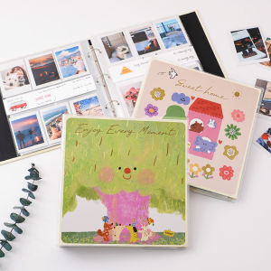 Large Capacity DIY Photo Album for Childrens Growth 3.4.5.6 Inch Page Inserts Self Adhesive Handmade Family Photo Book