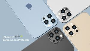 ฟิล์มเลนส์ iPhone 13 Pro Max / 13 Pro / 13Mini / 13 ตัวป้องกันเลนส์กล้อง HD กระจกเทมเปอร์วงกลมตัวป้องกันหน้าจอกล้อง