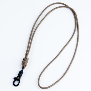 Quick Release Rotatable Paracord Lanyard Key Holder Workwear Versatile Document Strap Door Tag Hanging Rope Outdoor Camping Travel Supplies