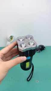 COD P1000 super bright LED flashightmulti-function rechargeable lIght