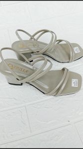 Sandal tali pesta wanita terbaru/sendal pesta remaja kekinian/heels pesta wanita terbaru kekinian/sandal hak tinggi wanita pesta/sendal wanita hak tahu 5cm bisa cod/wedges sandal wanita