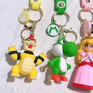 Super Mario Luigi Key Chain Cute Gift Key Ring Key Holder