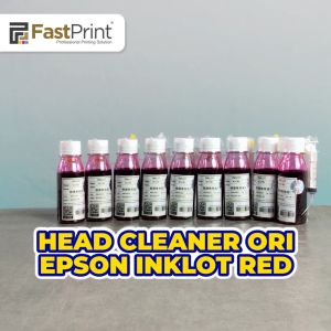 Head Cleaner Epson Original Cairan Pembersih Inklot Red
