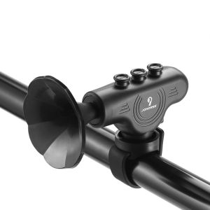NPY Electronic Bell 120db Cycling Bell Horn High Decibel Horn Handlebar Horns Battery Operated Alarm Adjustable Siren Riding