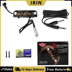 IRIN | IRIN Acoustic Guitar Soundhole Pickup HQ Integrated Active Pickup Visible High Low Voltage Adjustment Guitar Sound Hole Pickup