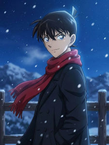 Bandai | Bộ Tranh Tô Màu Theo Số Anime - Shinichi Kudo Ran Mouri Tranh Nghệ Thuật Hiện Đại Phong Cách Hoạt Hình Nhật Bản Trang Trí Tường Phòng Khách Phòng Ngủ Không Kèm Khung.