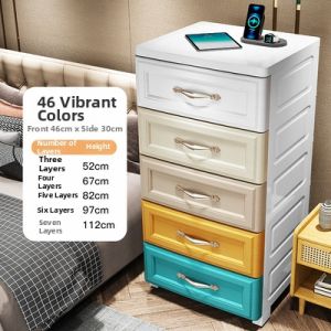 Drawertype Plastic Storage Cabinet 36-46cm