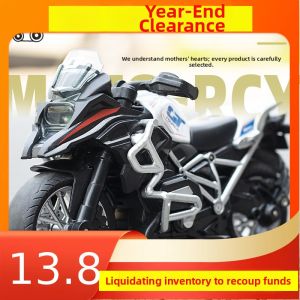 Lights and Sound Alloy Toy Motorcycle Model 1/14