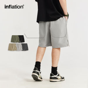 INFLATION brand Mens Youth Fashion Big Back Bag Outdoor Shorts 2024 Spring Summer New Product Trendy Brand Outdoor Casual Shorts 5-point Middle Pants