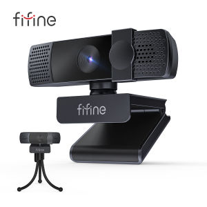 FIFINE | FIFINE 2K/4K USB Webcam With AutoFocus For YouTubePC/Mac Camera With Privacy Cover For Gaming/Live Streaming/Meeting-K436/K438