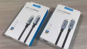 Jasoz Kabel 240w Data USB 4 Type C to Type C Thunderbolt 4 40Gbps Video 8K Quick Charge 5A Cable
